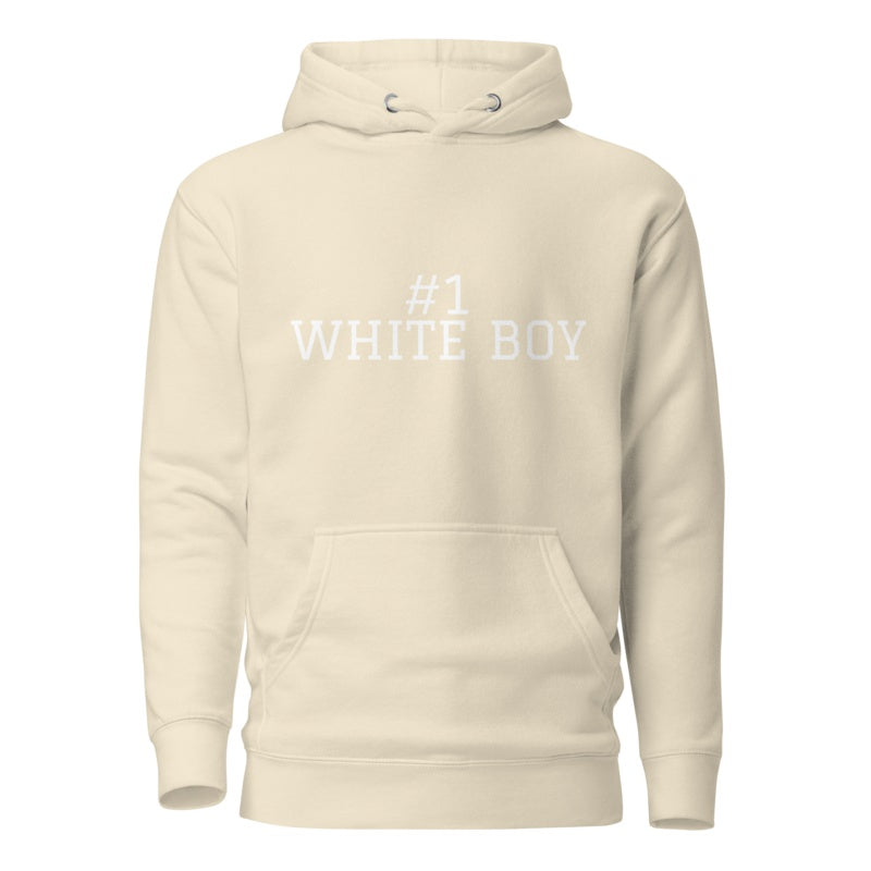 #1 WHITE BOY Bone front mockup