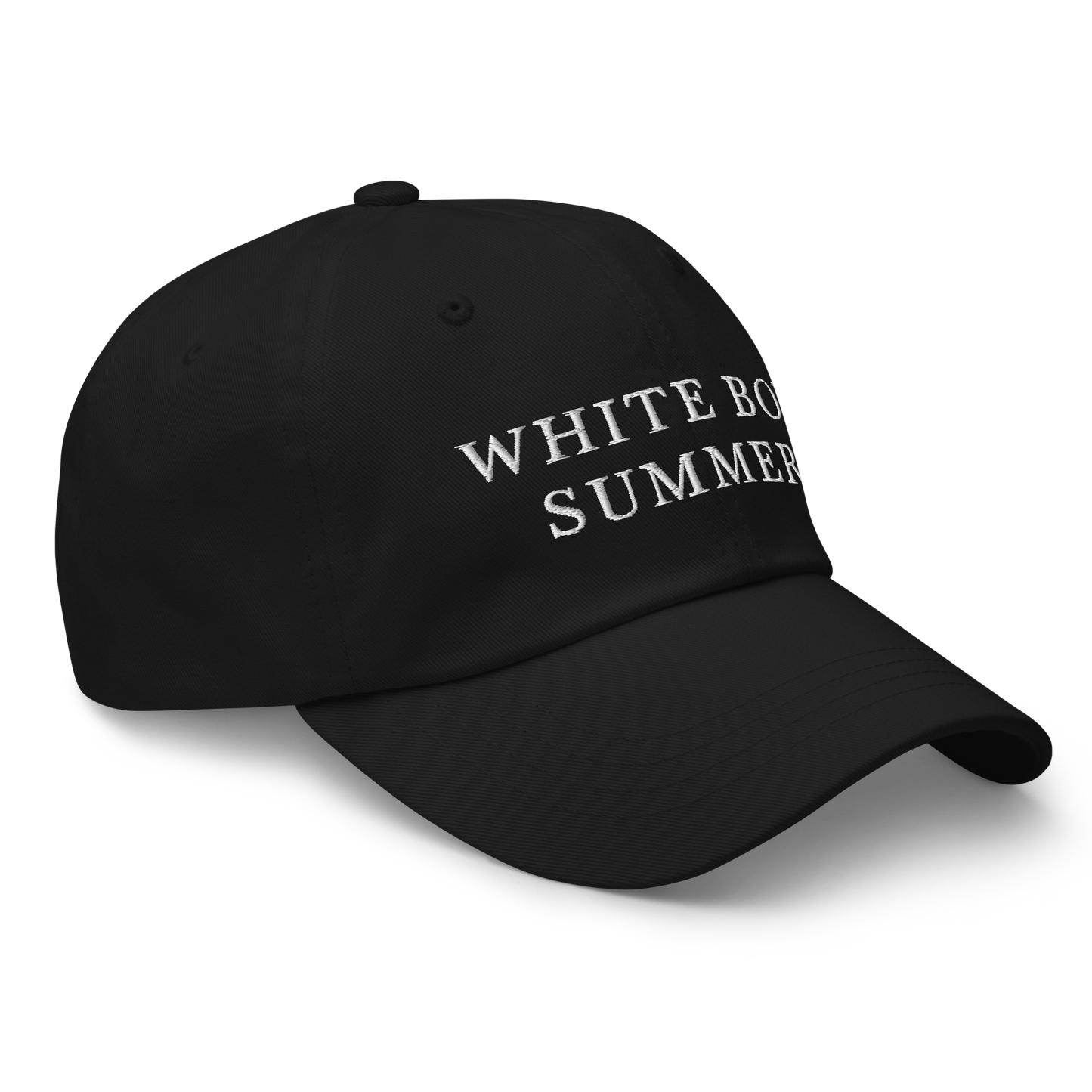WHITE BOY SUMMER - Originals - "White Boy Summer" - White Embroidered Baseball Cap - Hat