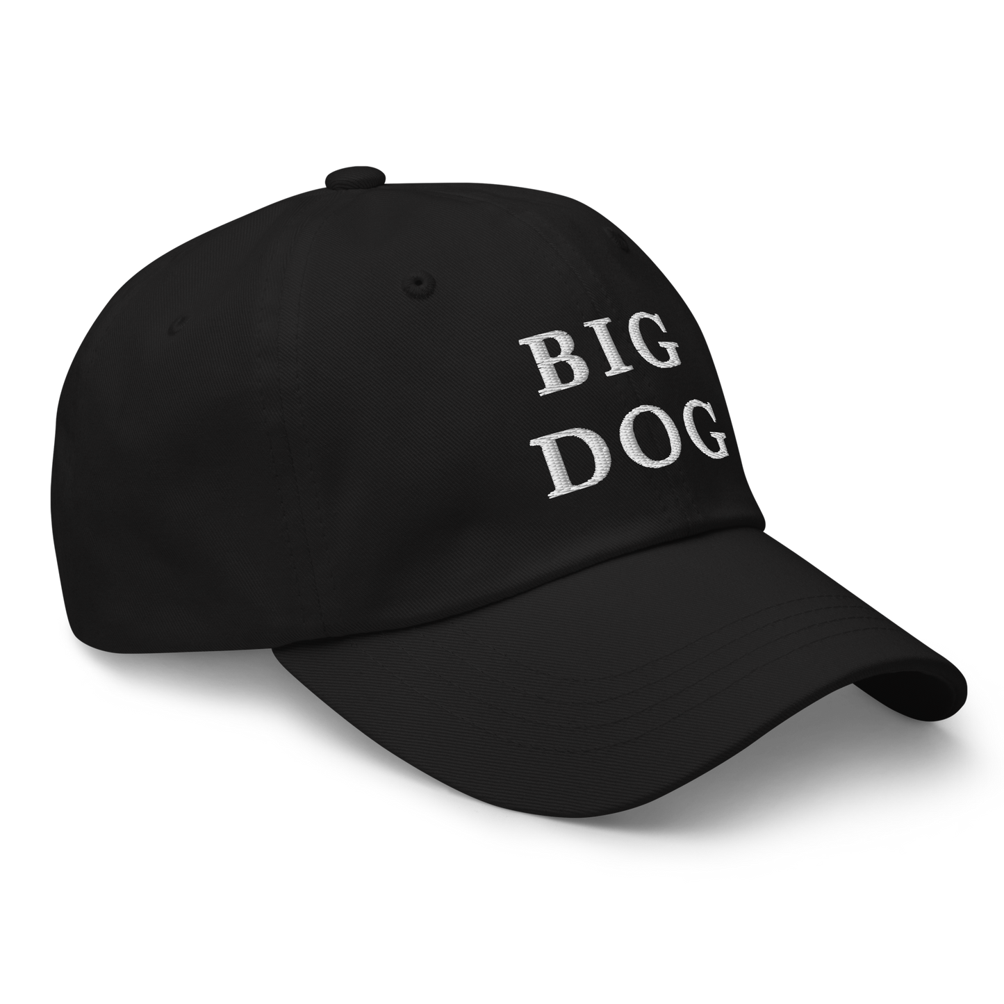 WHITE BOY SUMMER - Big Dog - "Big Dog" - White Embroidered Baseball Cap - Hat