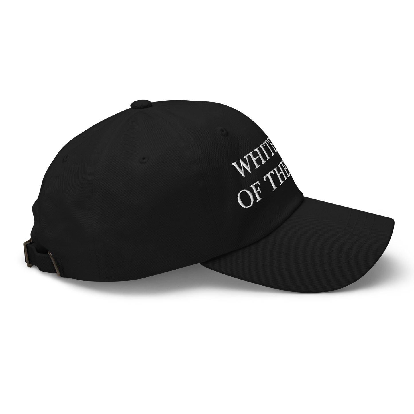 WHITE BOY SUMMER - White Boy Of The Year - "White Boy Of The Year" - White Embroidered Baseball Cap - Hat