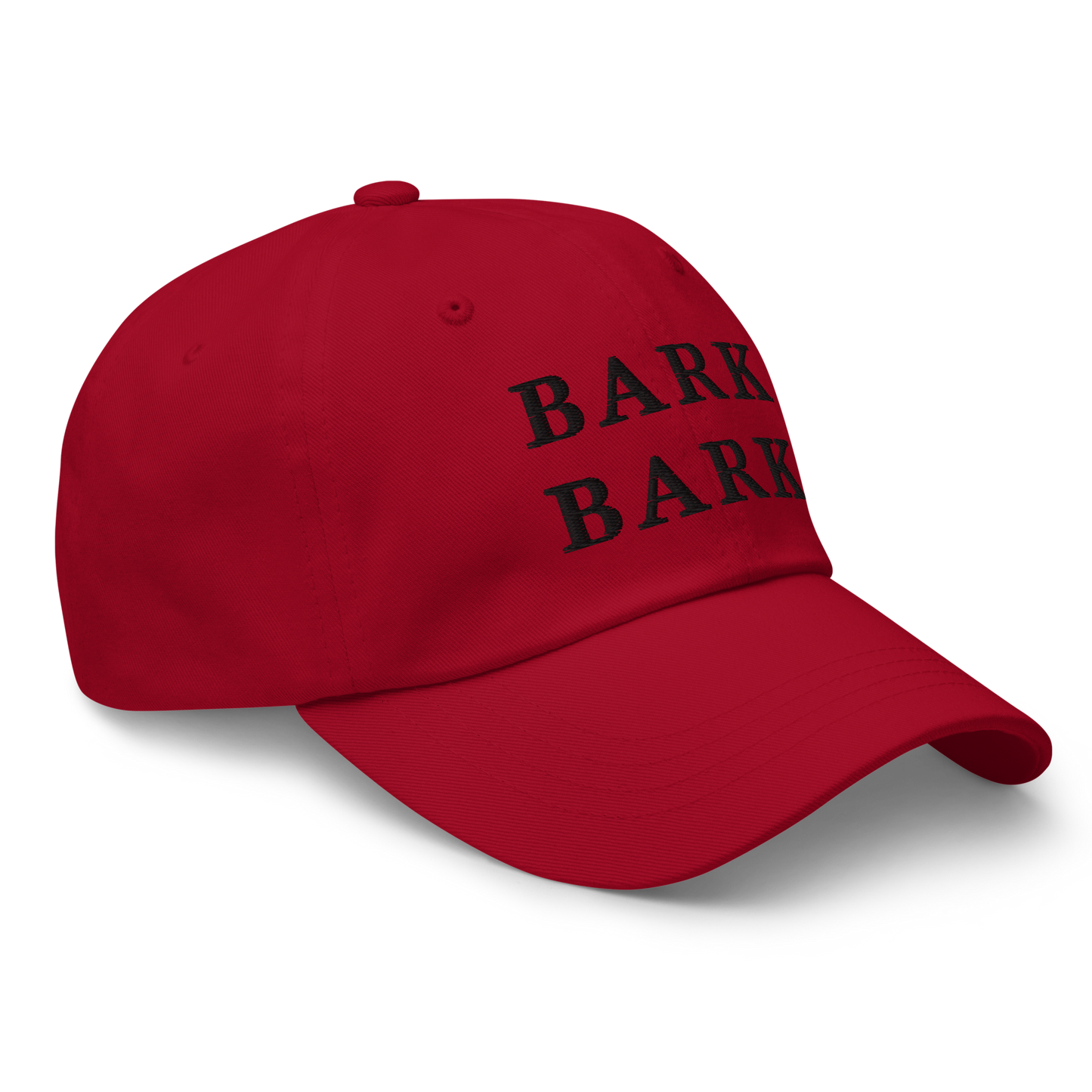 WHITE BOY SUMMER - Big Dog - "Bark Bark" - Black Embroidered Baseball Cap - Hat
