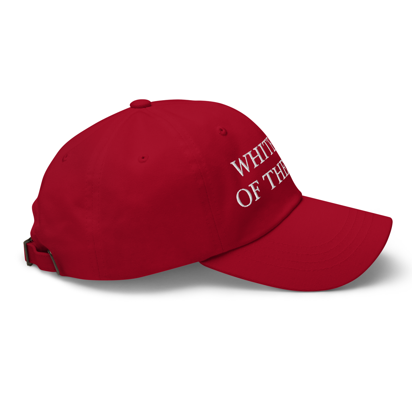 WHITE BOY SUMMER - White Boy Of The Year - "White Boy Of The Year" - White Embroidered Baseball Cap - Hat