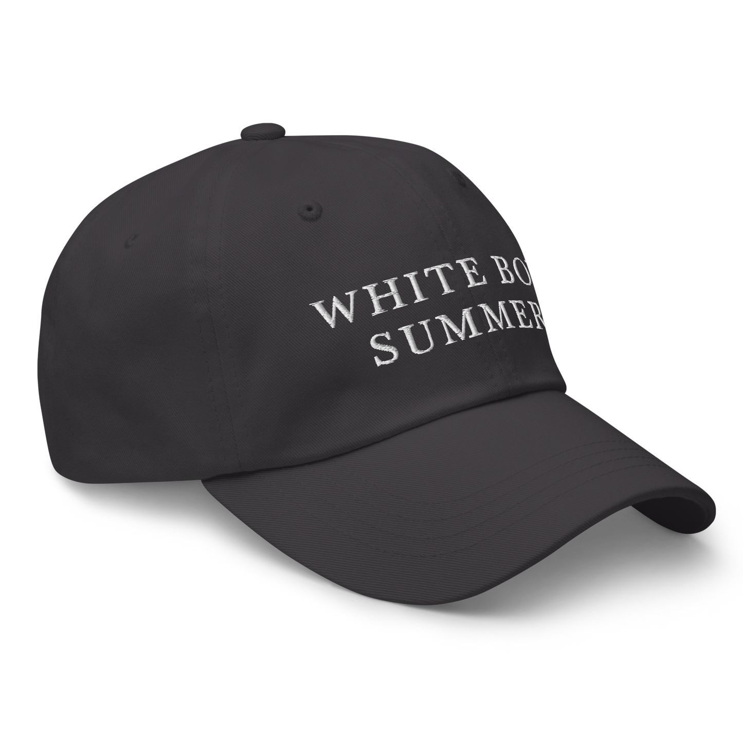 WHITE BOY SUMMER - Originals - "White Boy Summer" - White Embroidered Baseball Cap - Hat