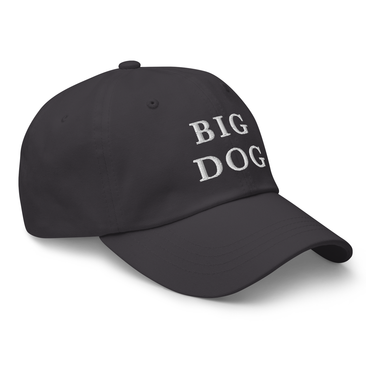 WHITE BOY SUMMER - Big Dog - "Big Dog" - White Embroidered Baseball Cap - Hat