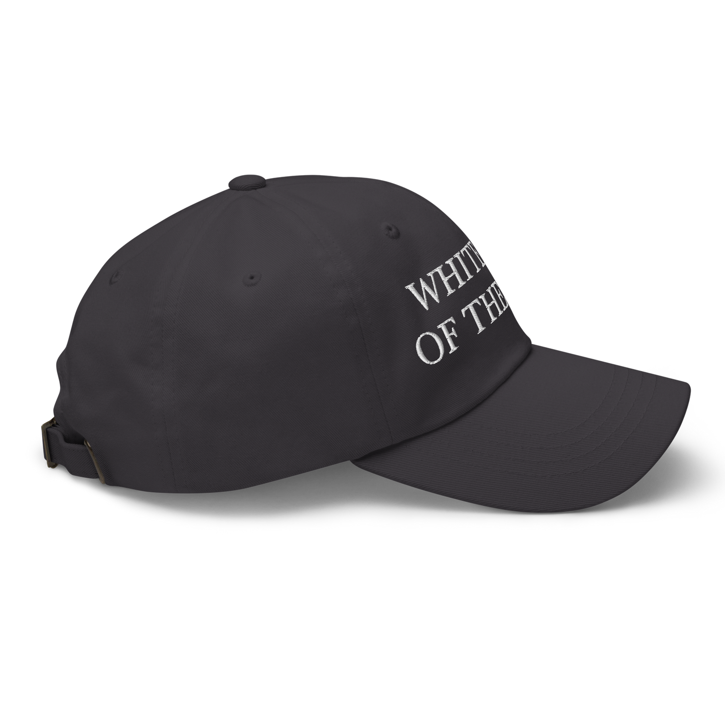 WHITE BOY SUMMER - White Boy Of The Year - "White Boy Of The Year" - White Embroidered Baseball Cap - Hat
