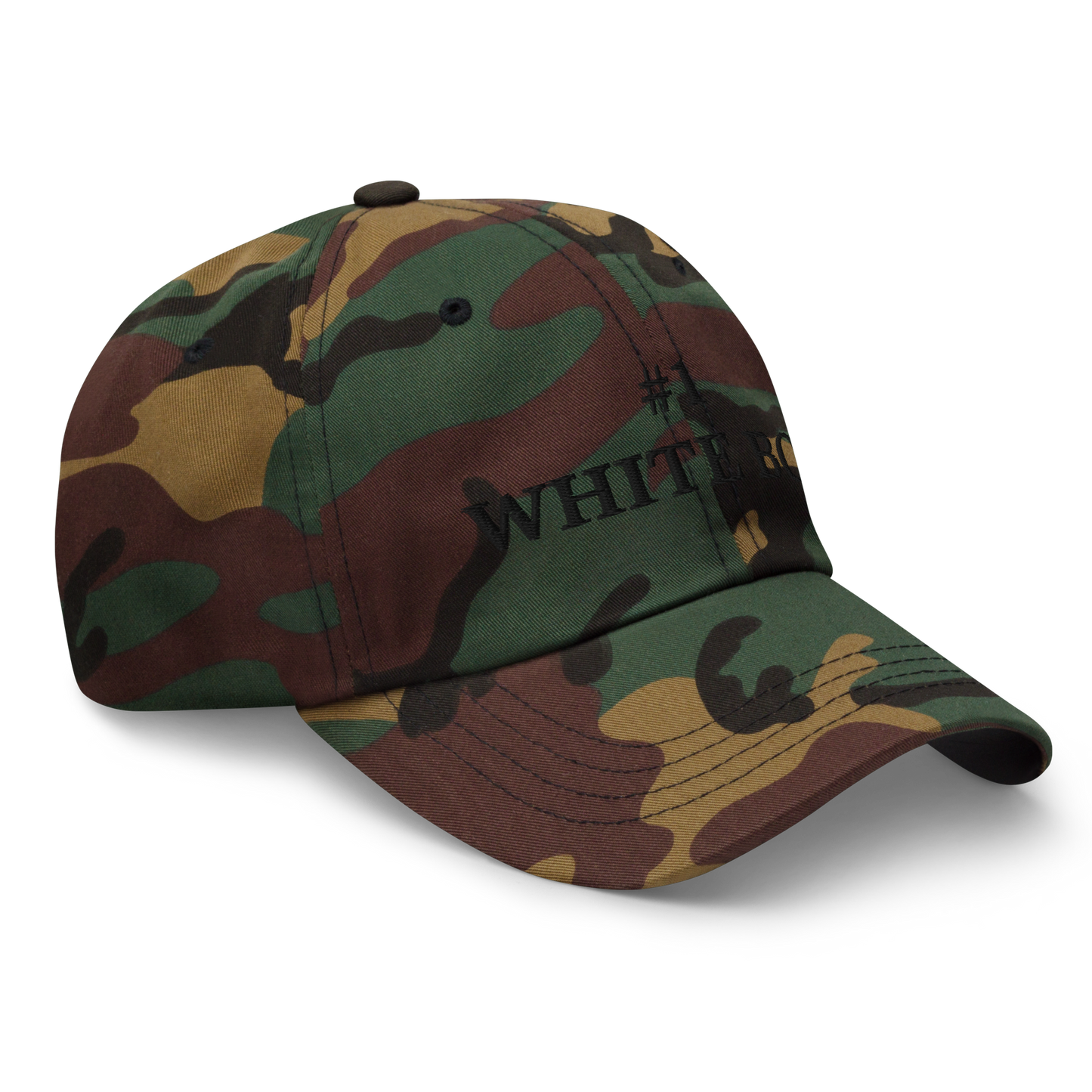 WHITE BOY SUMMER - White Boy Of The Year - "#1 White Boy" - Black Embroidered Baseball Cap - Hat