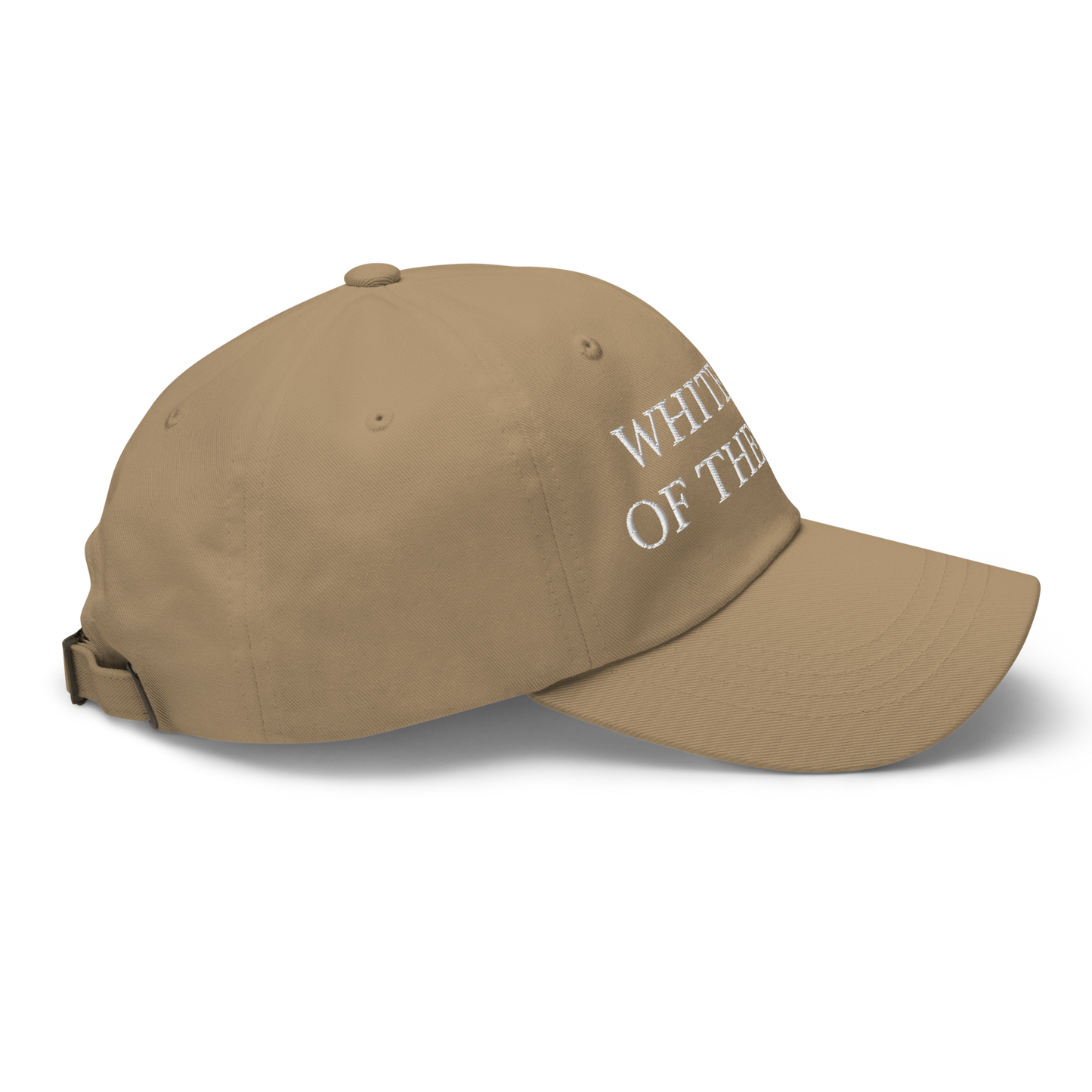 WHITE BOY SUMMER - White Boy Of The Year - "White Boy Of The Year" - White Embroidered Baseball Cap - Hat