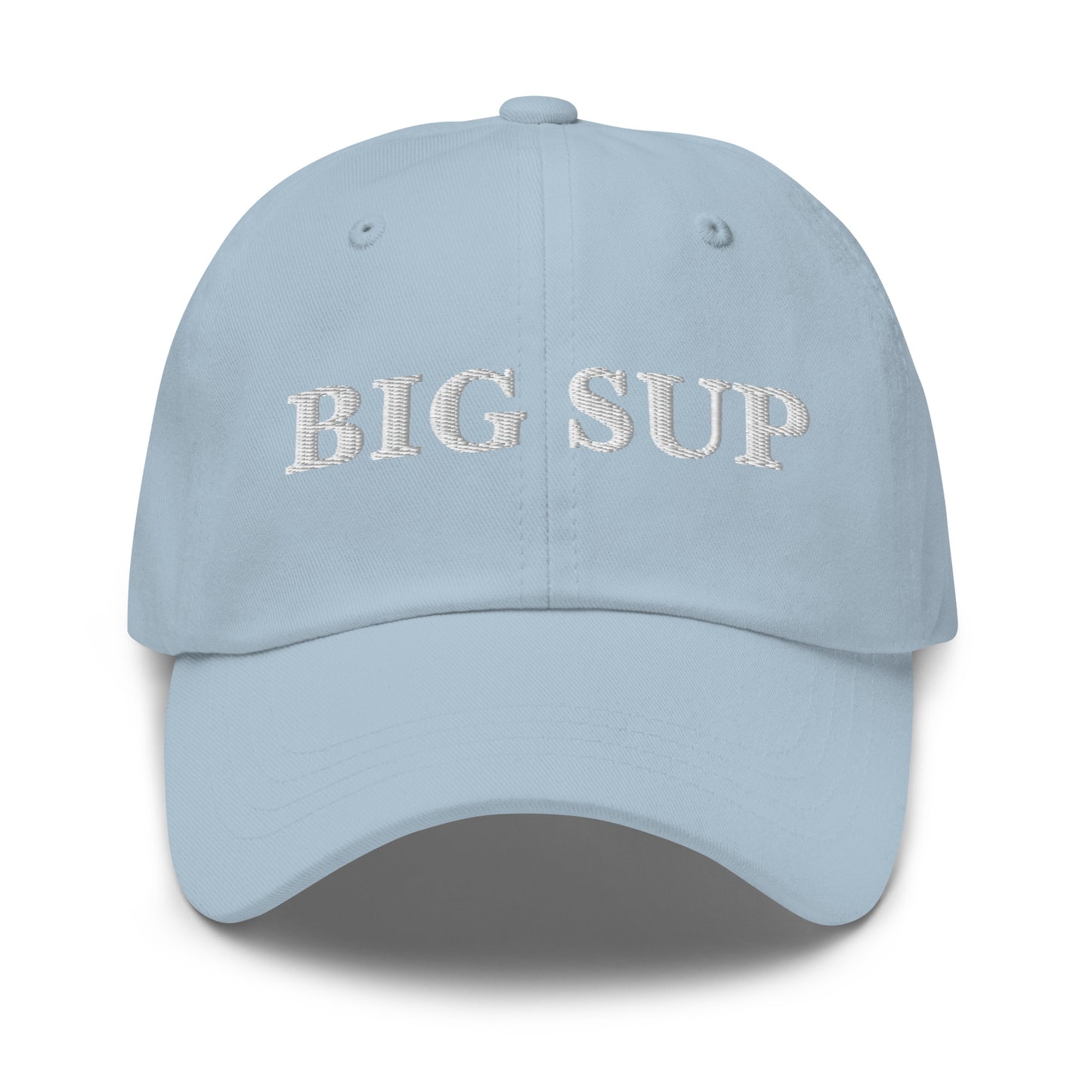 BIG SUP Light Blue front cap mockup