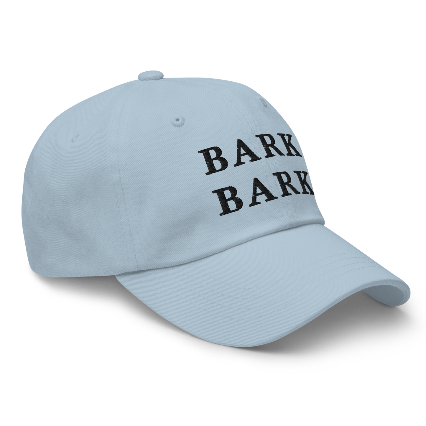 WHITE BOY SUMMER - Big Dog - "Bark Bark" - Black Embroidered Baseball Cap - Hat