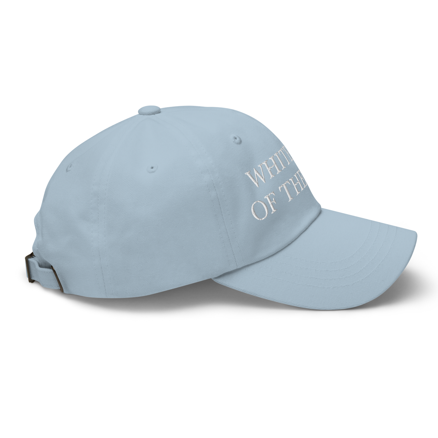 WHITE BOY SUMMER - White Boy Of The Year - "White Boy Of The Year" - White Embroidered Baseball Cap - Hat