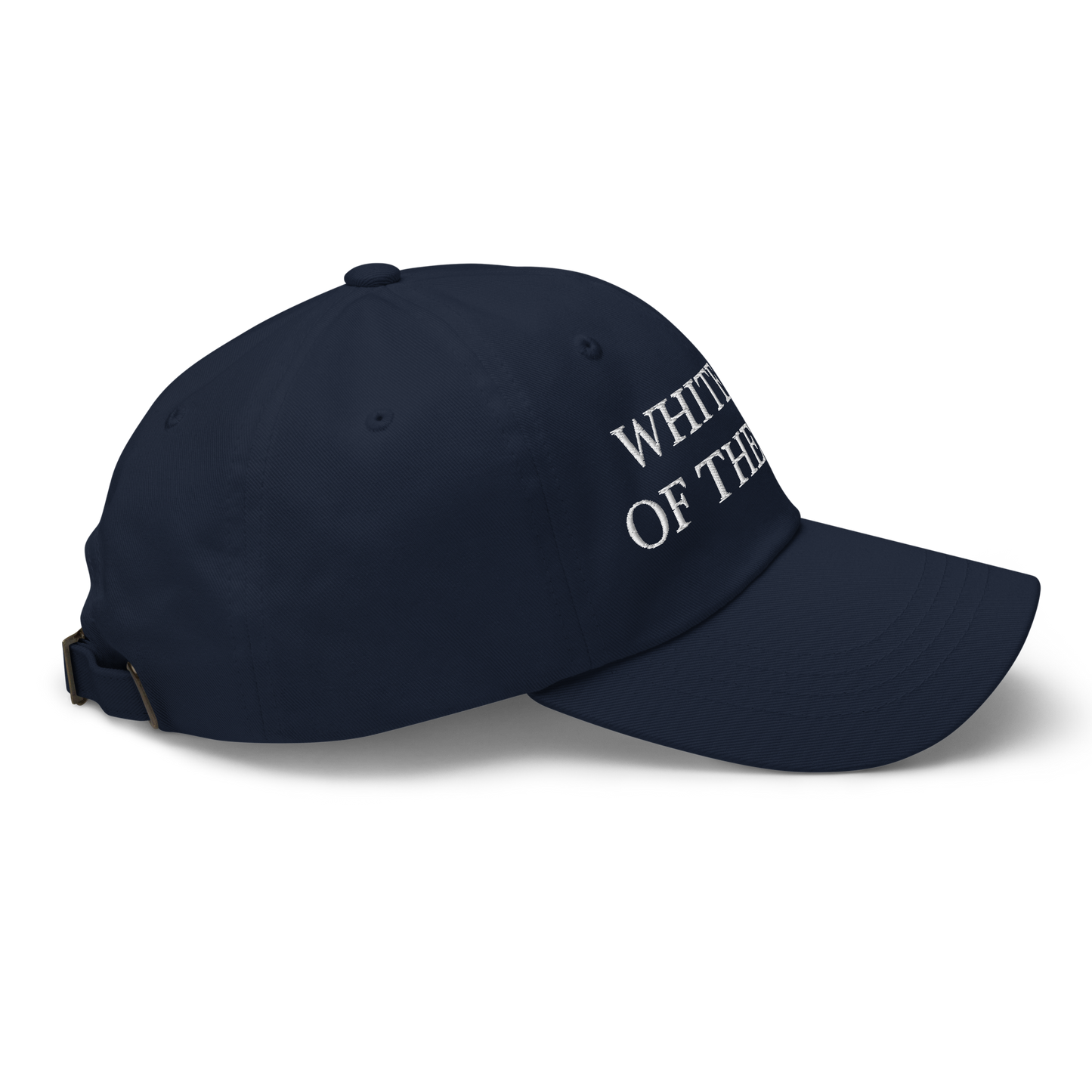 WHITE BOY SUMMER - White Boy Of The Year - "White Boy Of The Year" - White Embroidered Baseball Cap - Hat
