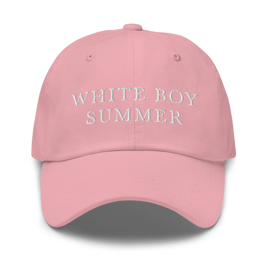 WHITE BOY SUMMER - Originals - "White Boy Summer" Baseball Cap - Original Soft Pink - Hat