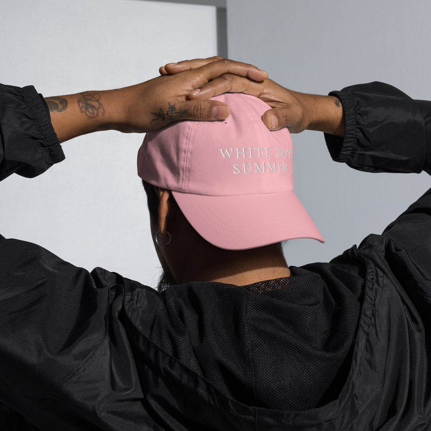 WHITE BOY SUMMER - Originals - "White Boy Summer" Baseball Cap - Original Soft Pink - Hat