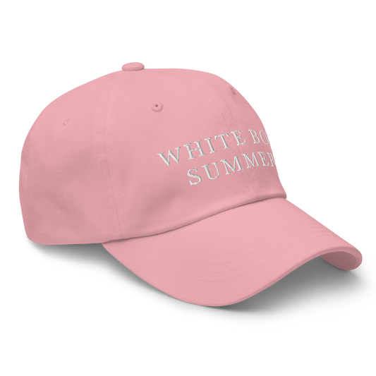 WHITE BOY SUMMER - Originals - "White Boy Summer" Baseball Cap - Original Soft Pink - Hat