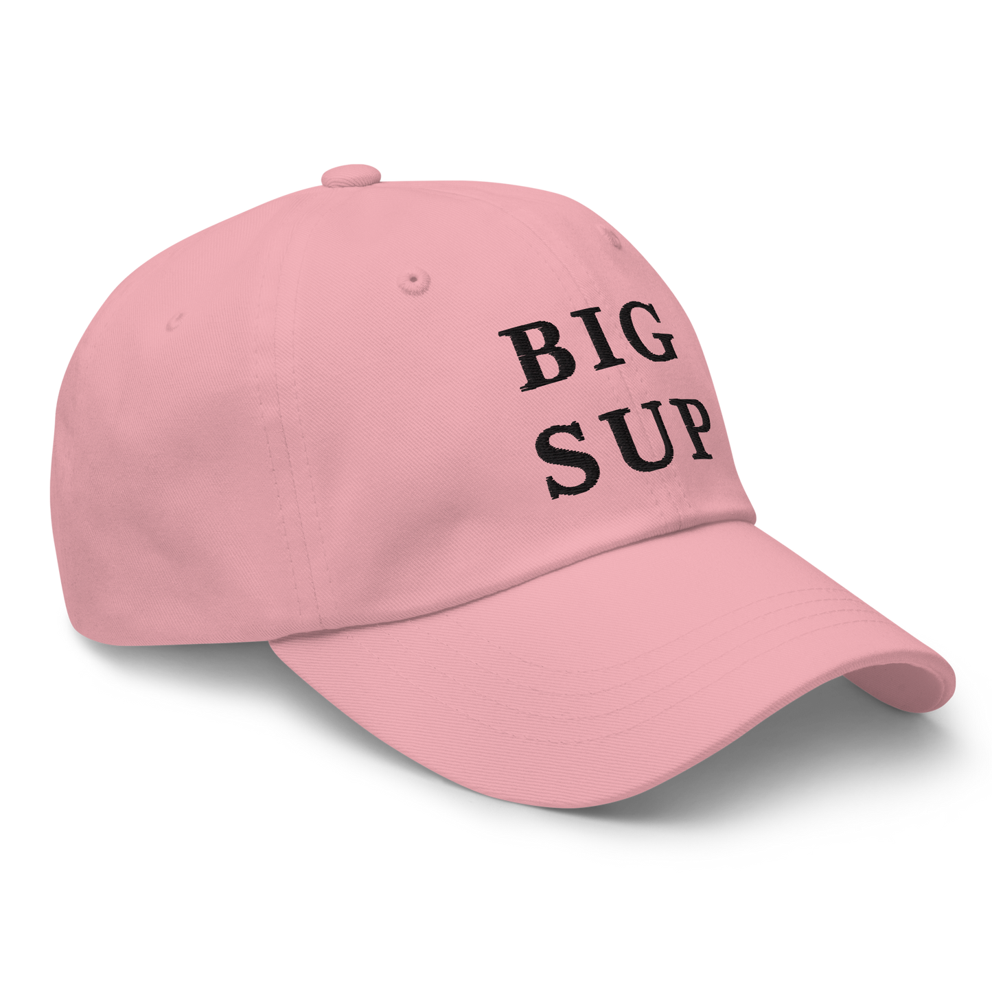 WHITE BOY SUMMER - Sup? - "Big Sup" - Black Embroidered Baseball Cap - Hat