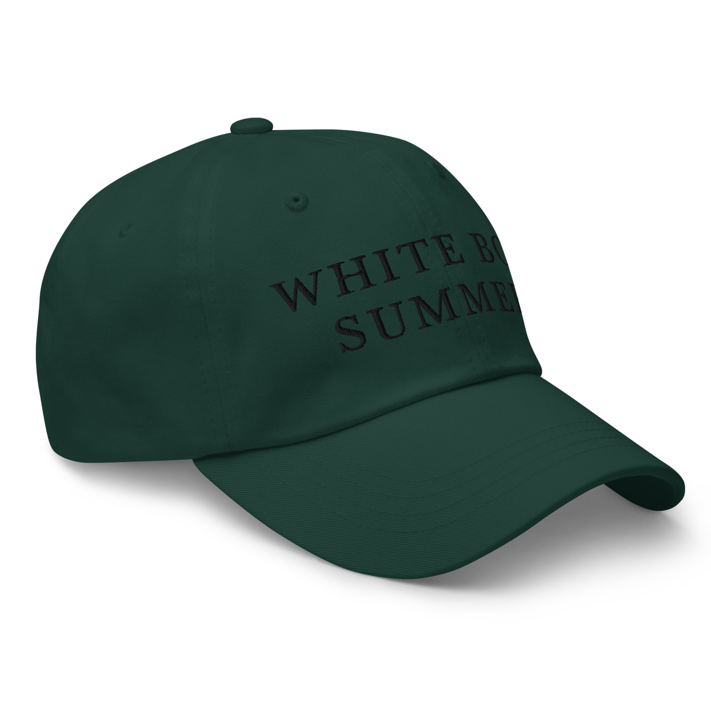 WHITE BOY SUMMER - Originals - "White Boy Summer" - Black Embroidered Baseball Cap - Hat