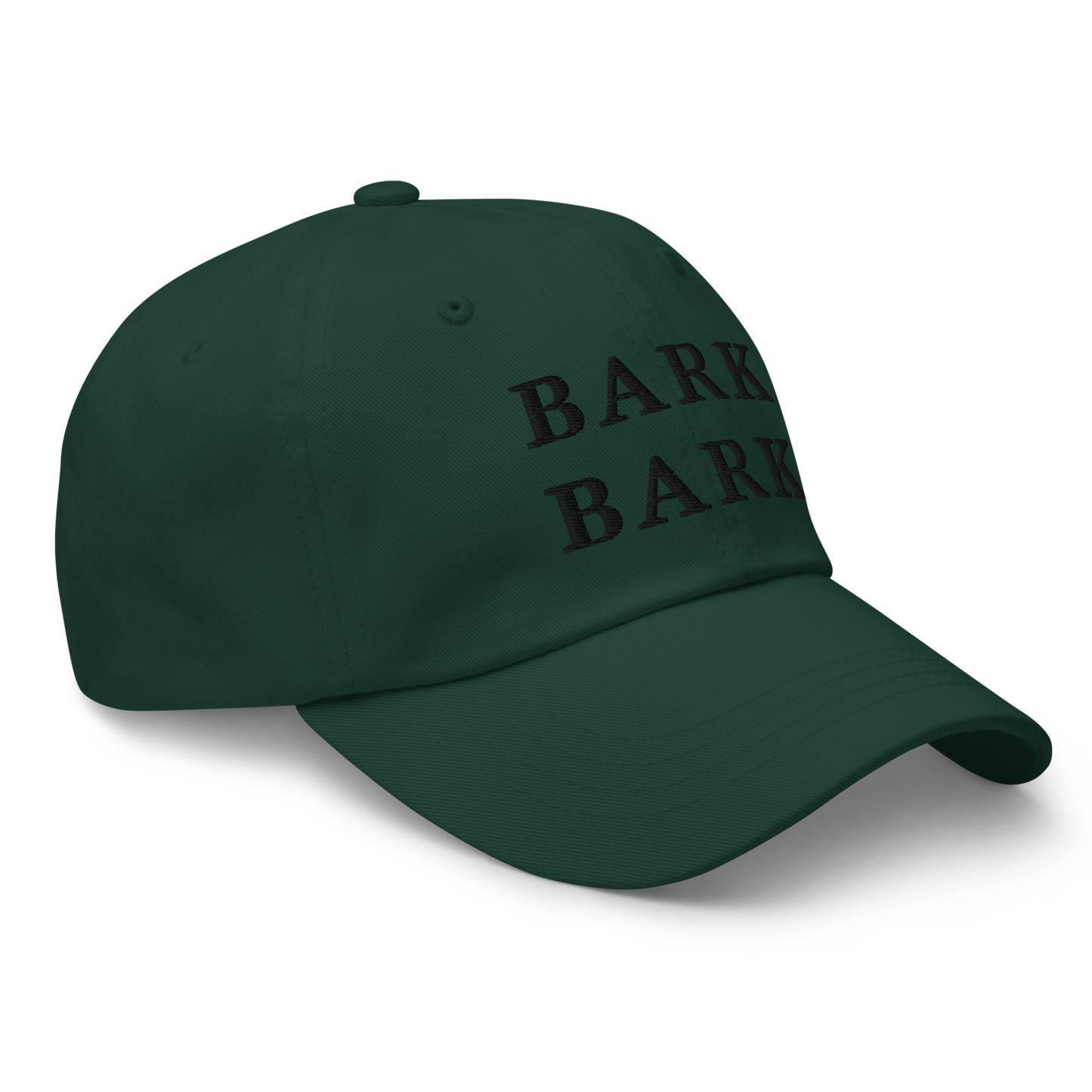 WHITE BOY SUMMER - Big Dog - "Bark Bark" - Black Embroidered Baseball Cap - Hat