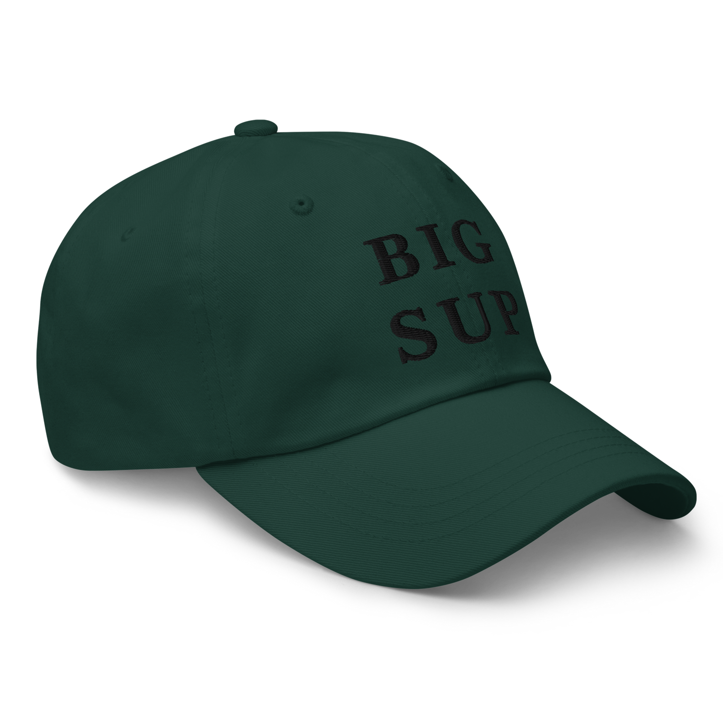 WHITE BOY SUMMER - Sup? - "Big Sup" - Black Embroidered Baseball Cap - Hat