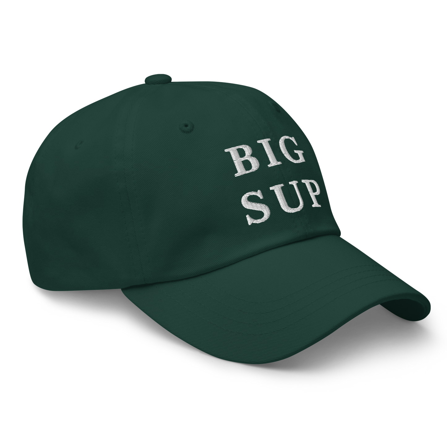 WHITE BOY SUMMER - Sup? - "Big Sup" - White Embroidered Baseball Cap - Hat