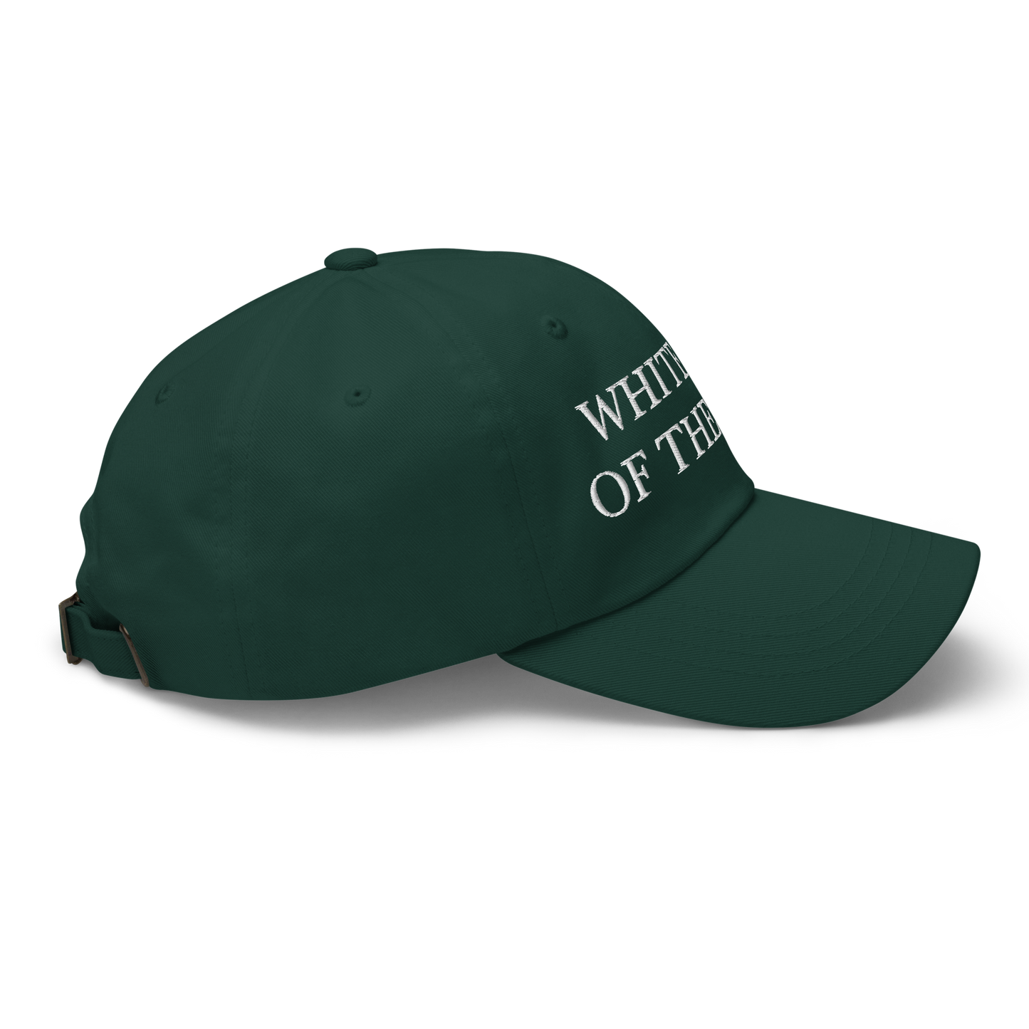 WHITE BOY SUMMER - White Boy Of The Year - "White Boy Of The Year" - White Embroidered Baseball Cap - Hat