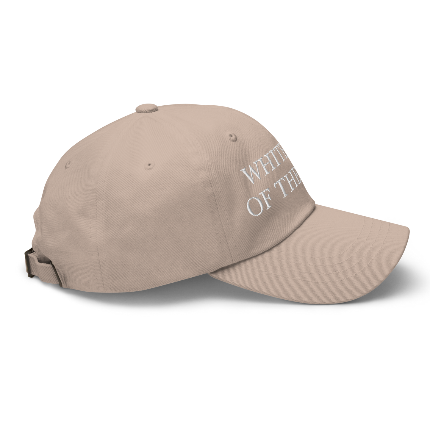 WHITE BOY SUMMER - White Boy Of The Year - "White Boy Of The Year" - White Embroidered Baseball Cap - Hat