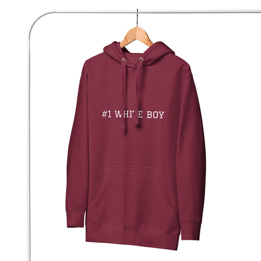 WHITE BOY SUMMER - White Boy Of The Year - "#1 White Boy" - Classic Cotton Hoodie - Hoodie