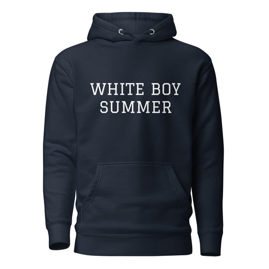 WHITE BOY SUMMER - Originals - "White Boy Summer" - Classic Cotton Hoodie - Hoodie Navy Blazer