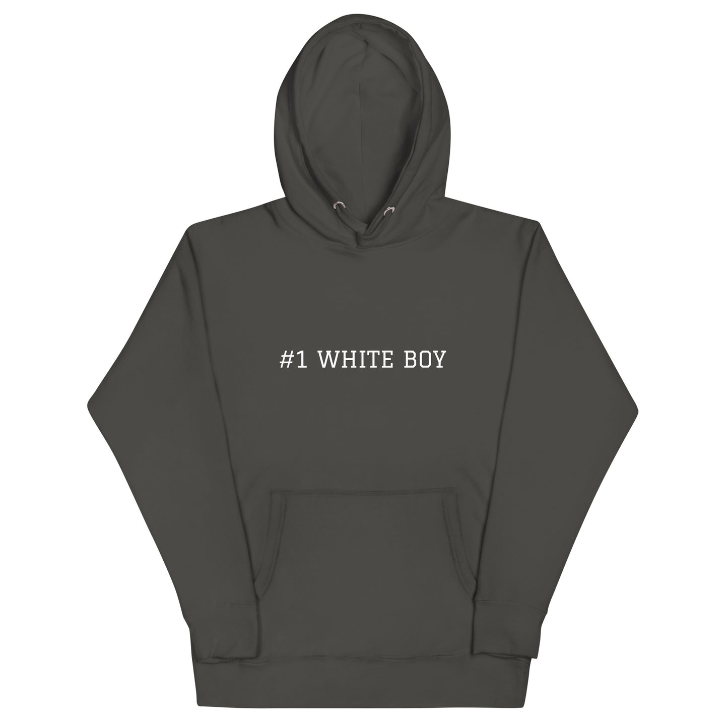 WHITE BOY SUMMER - White Boy Of The Year - "#1 White Boy" - Classic Cotton Hoodie - Hoodie Vintage Black