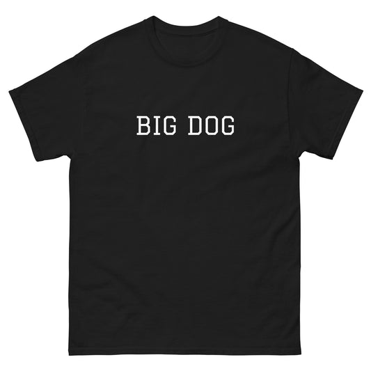 WHITE BOY SUMMER - Big Dog - "Big Dog" - Classic Cotton Tee - T-Shirt Black