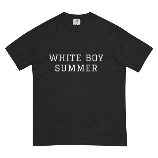 WHITE BOY SUMMER - Originals - "White Boy Summer" Heavyweight Tee - T-Shirt Black