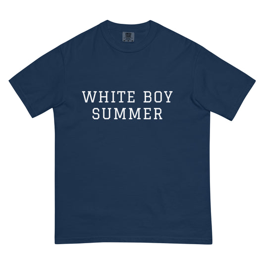 WHITE BOY SUMMER - Originals - "White Boy Summer" Heavyweight Tee - T-Shirt Navy