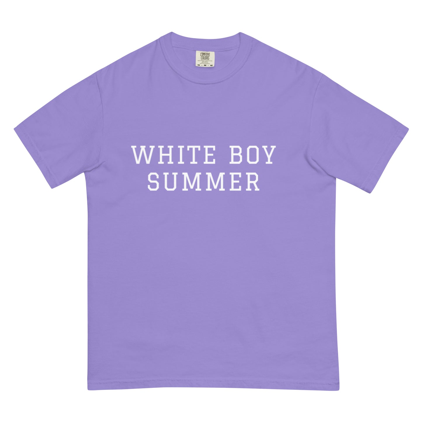 WHITE BOY SUMMER - Originals - "White Boy Summer" Heavyweight Tee - T-Shirt Violet