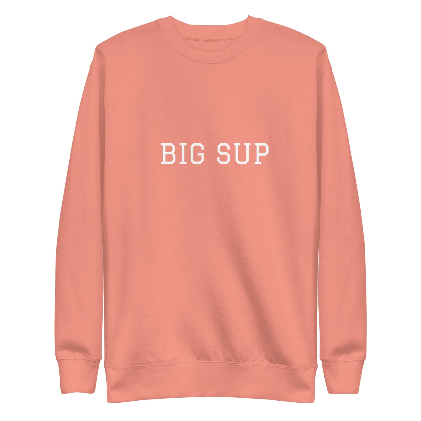 WHITE BOY SUMMER - Sup? - "Big Sup" - Classic Crewneck Sweatshirt - Sweatshirt Dusty Rose
