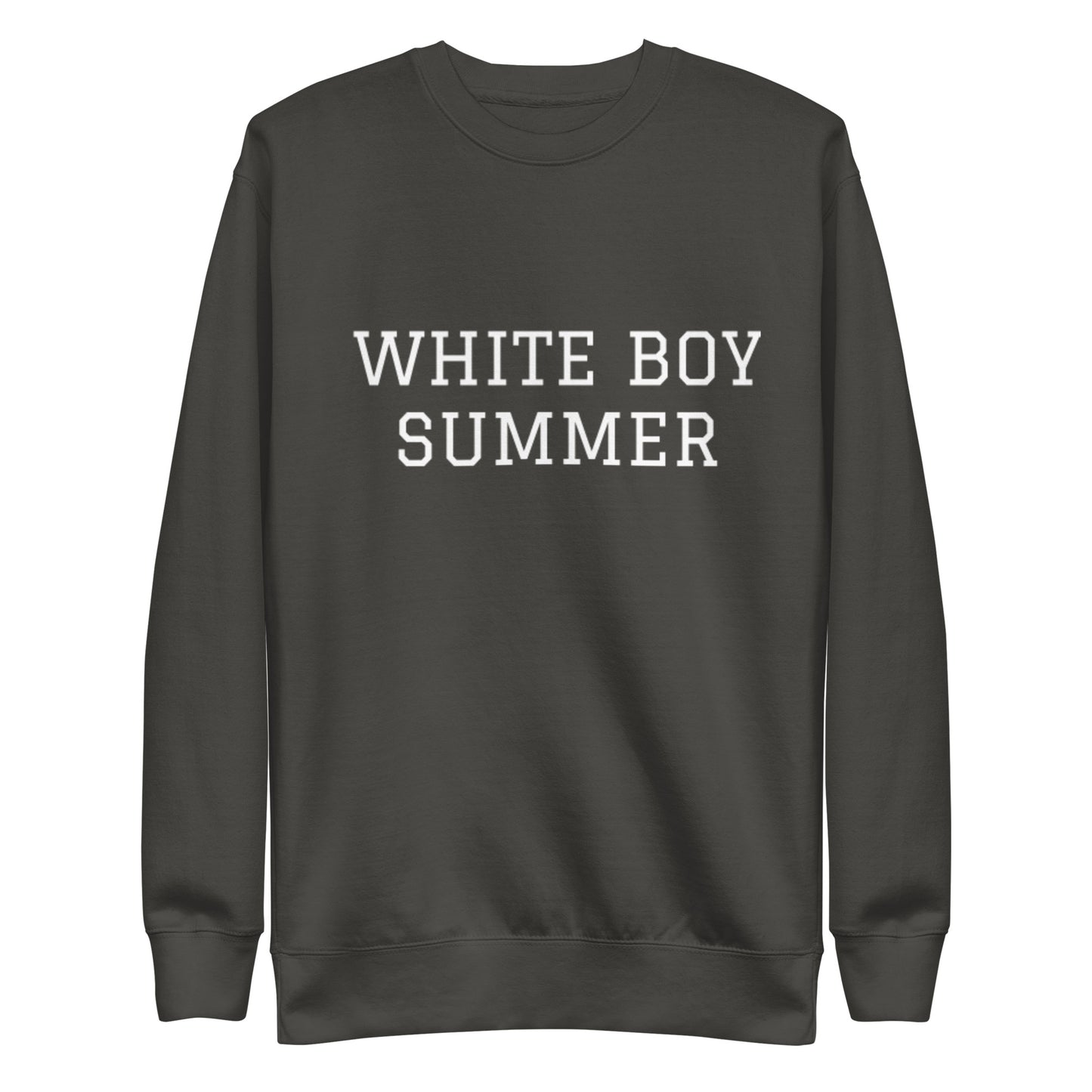 WHITE BOY SUMMER - Originals - "White Boy Summer" - Classic Crewneck Sweatshirt - Sweatshirt Vintage Black