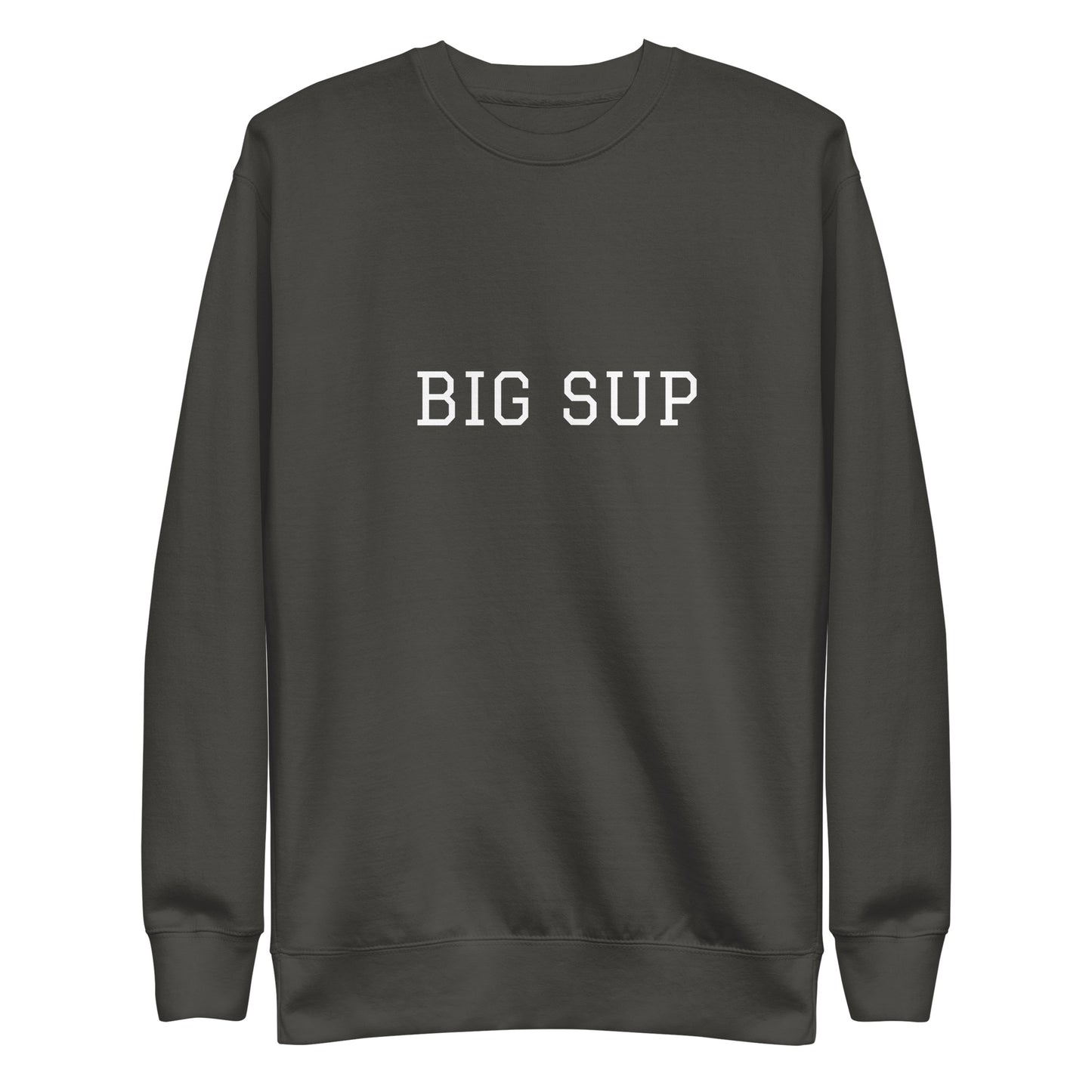 WHITE BOY SUMMER - Sup? - "Big Sup" - Classic Crewneck Sweatshirt - Sweatshirt Vintage Black