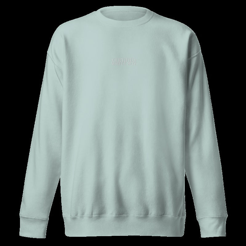 CERTIFIED WHITE BOY Agave front embroidered mockup