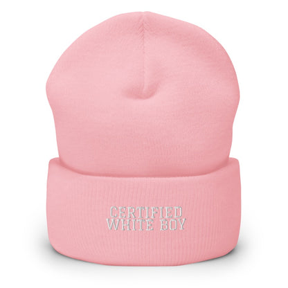 CERTIFIED WHITE BOY Baby Pink front mockup