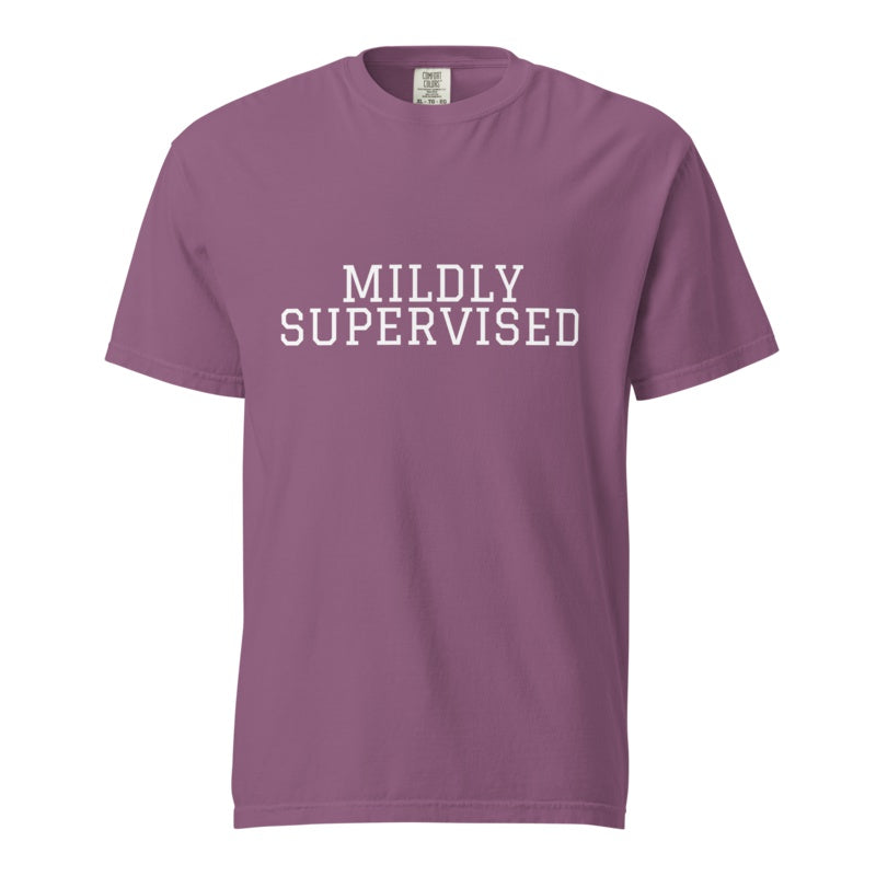 MILDLY SUPERVISED Berry front mockup