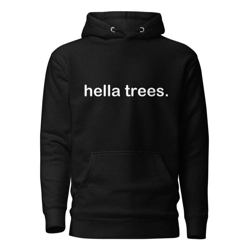 HELLA TREES Black front mockup