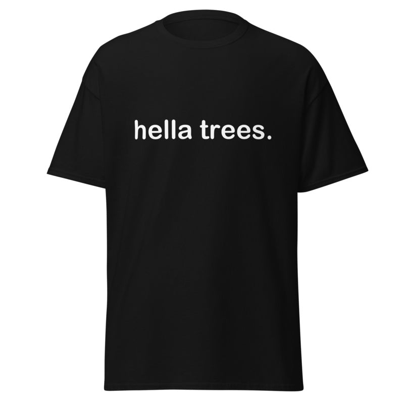 HELLA TREES Black front mockup