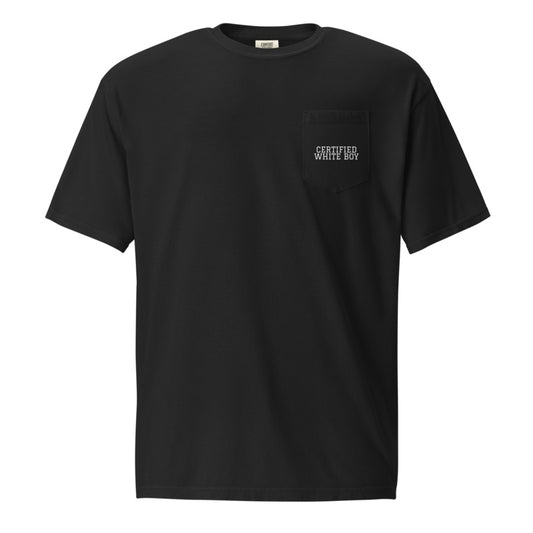 CERTIFIED WHITE BOY Black front mockup