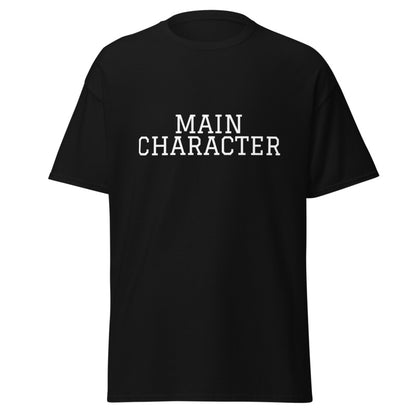 MAIN CHARACTER Black front mockup