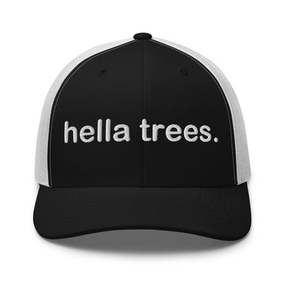 HELLA TREES Black/ White front mockup