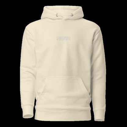 CERTIFIED WHITE BOY Bone front embroidered mockup