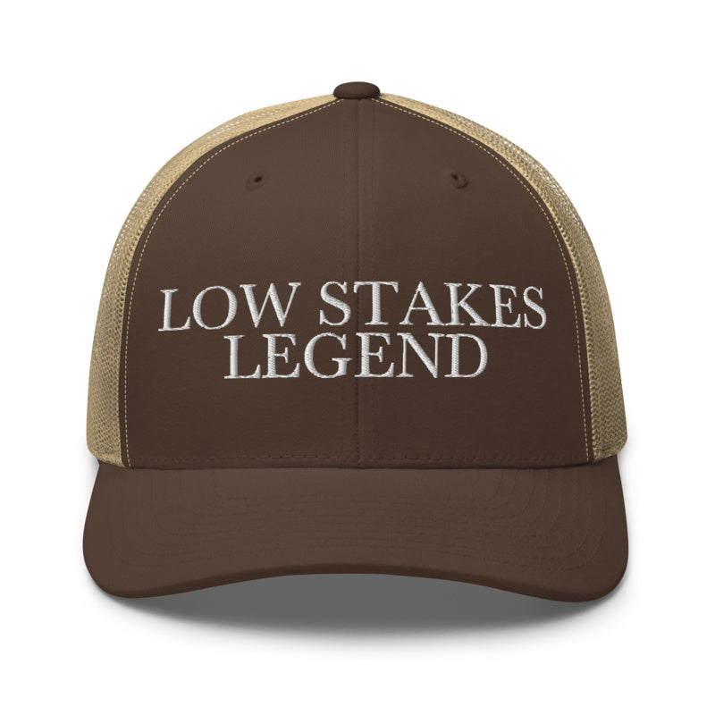 LOW STAKES LEGEND Brown/ Khaki front mockup