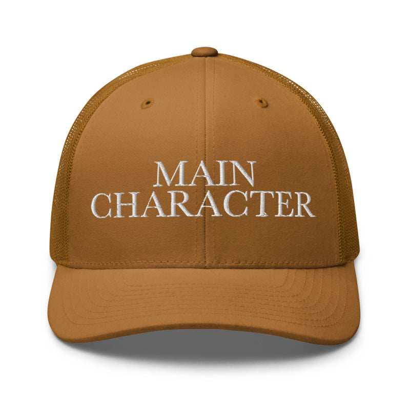 MAIN CHARACTER Caramel front mockup