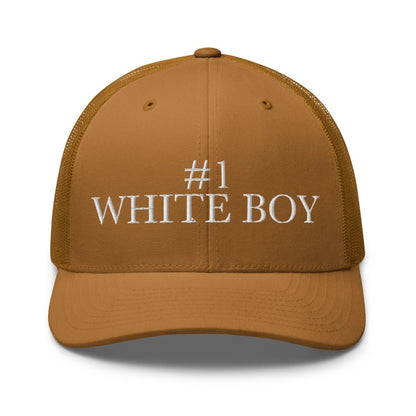 #1 WHITE BOY Caramel front mockup