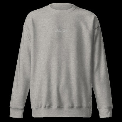 CERTIFIED WHITE BOY Carbon Grey front embroidered mockup