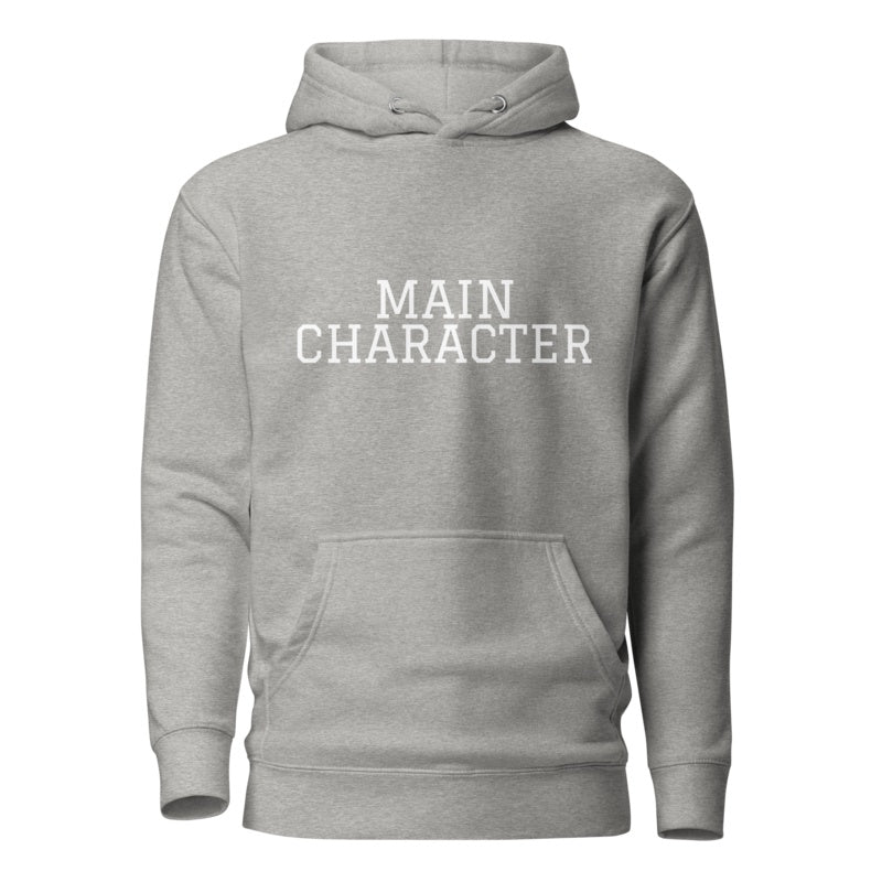 MAIN CHARACTER Carbon Grey front mockup