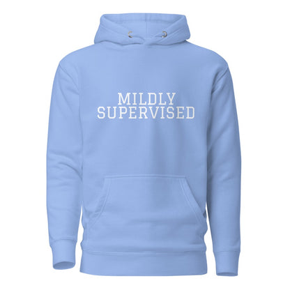 MILDLY SUPERVISED Carolina Blue front mockup